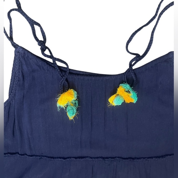 Arie Sleeveless Tiered Mini Dress with Ties Size Large - Picture 3 of 12